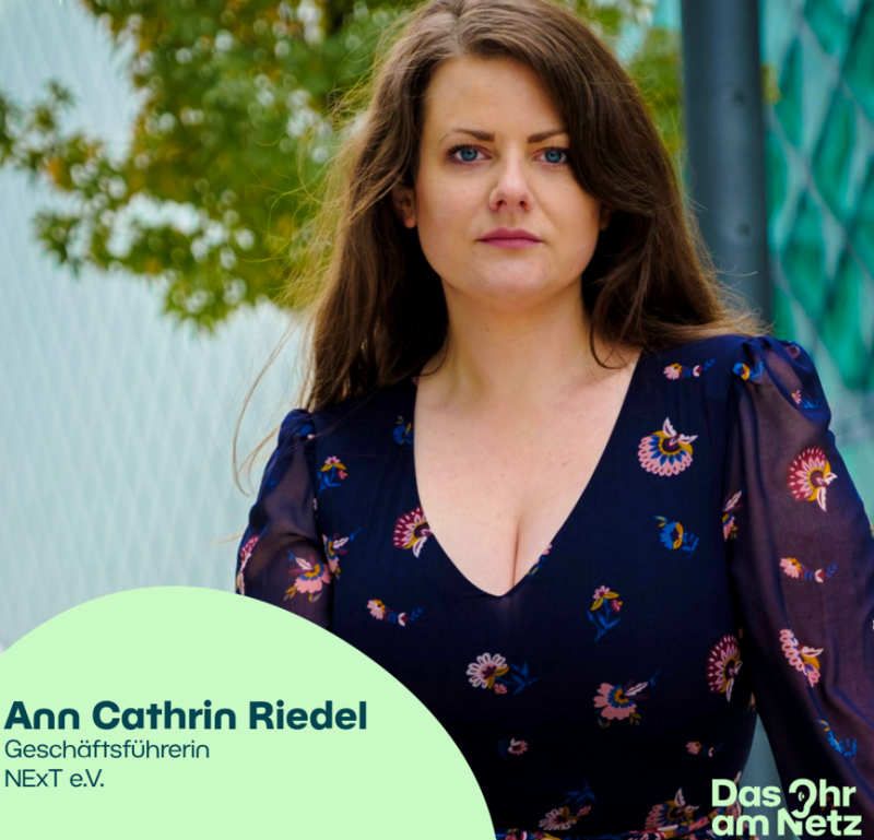 Ann Cathrin Riedel eco Podcast Sharepic